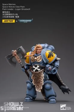 JoyToy Source 1/18 Warhammer 40K Space Wolves Claw Pack Leader-Logan Ghostwolf -Action Figure Shop 0566556e78