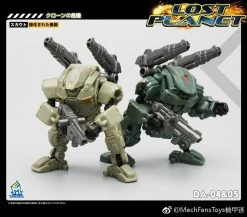 MechFansToys Lost Planet Powered-suit DA04 Desert & DA05 Green Diaclone -Action Figure Shop 07e3474660