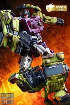 Jinbao Oversized Devastator Battle Damaged Version Full Set Of 6 Gravity Builder -Action Figure Shop 0d1d9ba9b3
