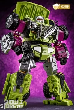 Jinbao DF03 Builder.D Devastator Green Version Set Of 6 Oversized Version -Action Figure Shop 0f794cbfe4