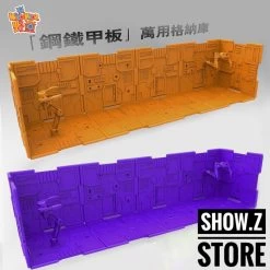 Wild Kids Display Bases 10 Pieces & 2 Robotic Arms & 18 Connector (Orange, Purple) -Action Figure Shop 11962ba498