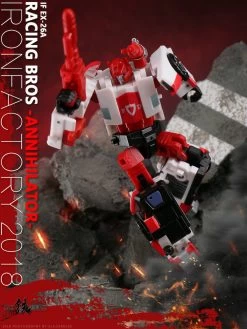 IronFactory EX-26A Racing Bros Annihilator Red Alert -Action Figure Shop 1371f5a0ac
