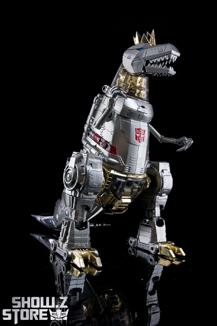 4th Party MP-08 King Grimlock Reximus Prime Oversized Stainless Steel Color Version 14 4th Party MP-08 King Grimlock Reximus Prime Oversized Stainless Steel Color Version - Image 12