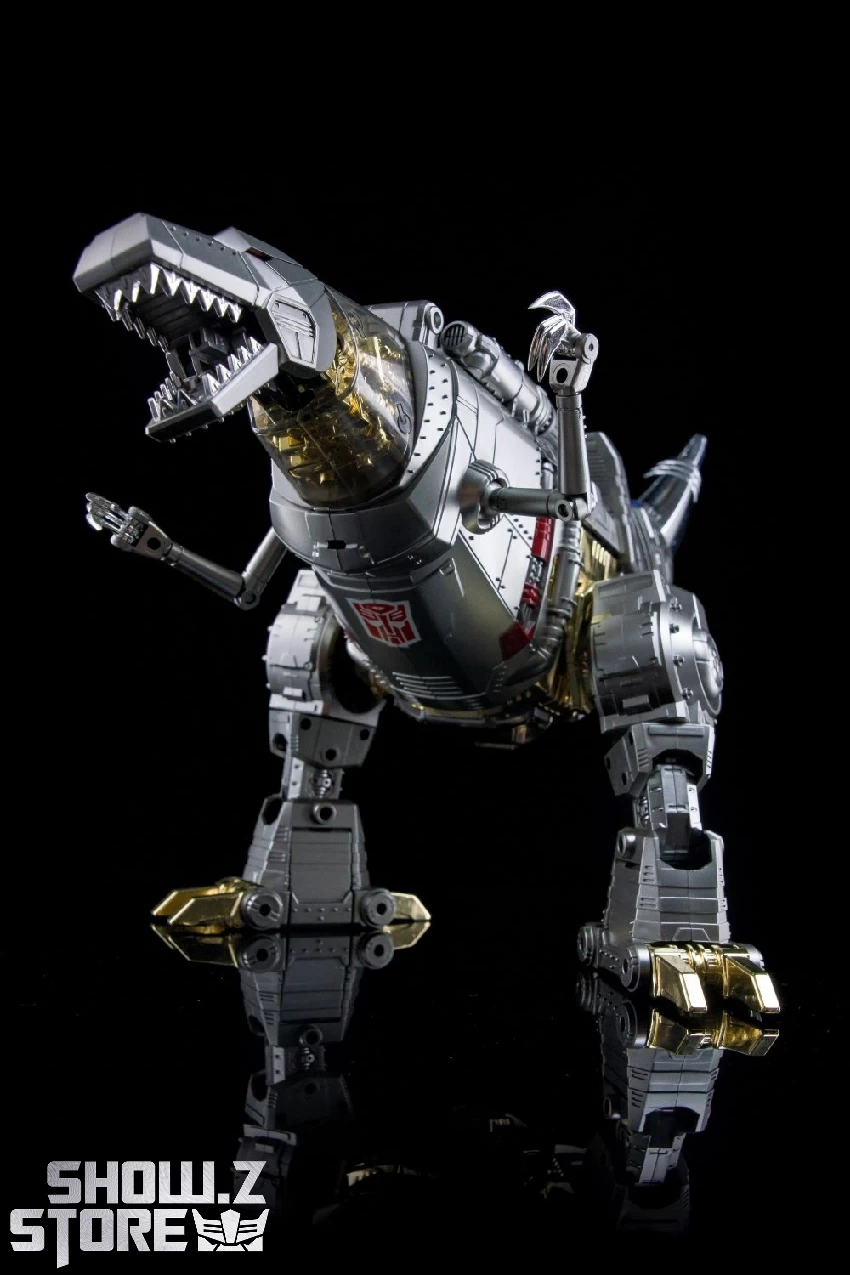 4th Party MP-08 King Grimlock Reximus Prime Oversized Stainless Steel Color Version 10 4th Party MP-08 King Grimlock Reximus Prime Oversized Stainless Steel Color Version - Image 8