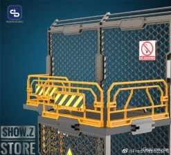 FreshRetro 1/18 1/24 SIB06 Scene In Box Iron Net Base-B Model Kit -Action Figure Shop 17d11a2a03