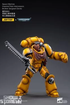 JoyToy Source 1/18 Warhammer 40K Imperial Fists Intercessors Brother Sergeant Sevito -Action Figure Shop 1d2fe25937