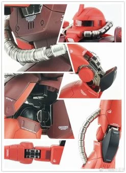 Metal Soldier MS 1/100 MS-06S MS06S Char's Zaku II Side 3 Side3 Red Comet Gundam Mobile Suit 23 Metal Soldier MS 1/100 MS-06S MS06S Char's Zaku II Side 3 Side3 Red Comet Gundam Mobile Suit -Action Figure Shop 1e7b1a1845