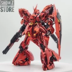 [SZ Custom] Bandai Custom RG 1/144 MSN-04 Sazabi W/ Custom Electroplated Chrome Painting -Action Figure Shop 24348c8340