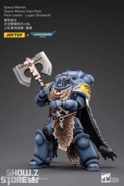 JoyToy Source 1/18 Warhammer 40K Space Wolves Claw Pack Leader-Logan Ghostwolf -Action Figure Shop 257441543e