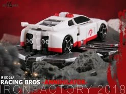 IronFactory EX-26A Racing Bros Annihilator Red Alert -Action Figure Shop 27b7dd9cce