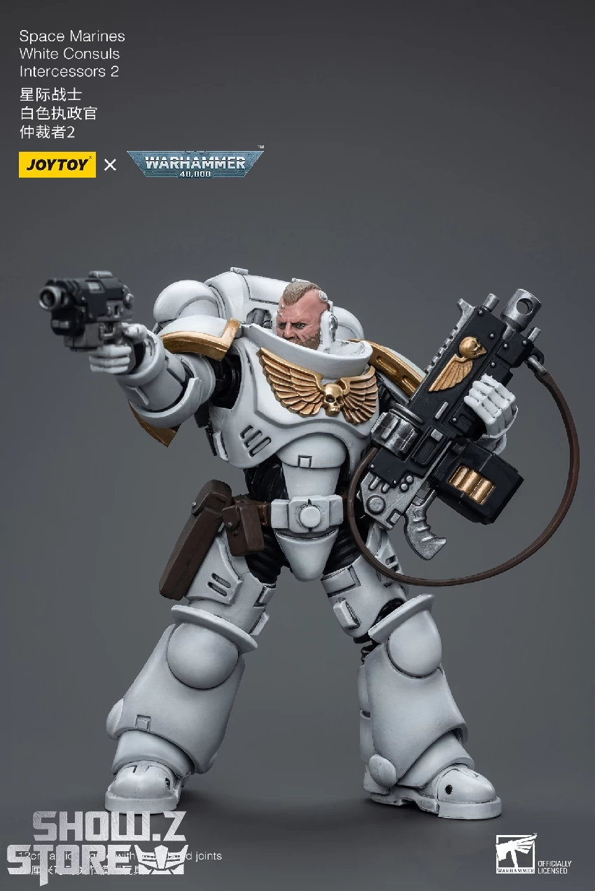 JoyToy Source 1/18 Warhammer 40K Space Marines White Consuls Intercessors 2 8 JoyToy Source 1/18 Warhammer 40K Space Marines White Consuls Intercessors 2 - Image 6