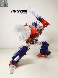 APC Toys APC-001 Attack Prime TFP Optimus Prime Clear Version W/ Clear Wheels -Action Figure Shop 3238f95f32