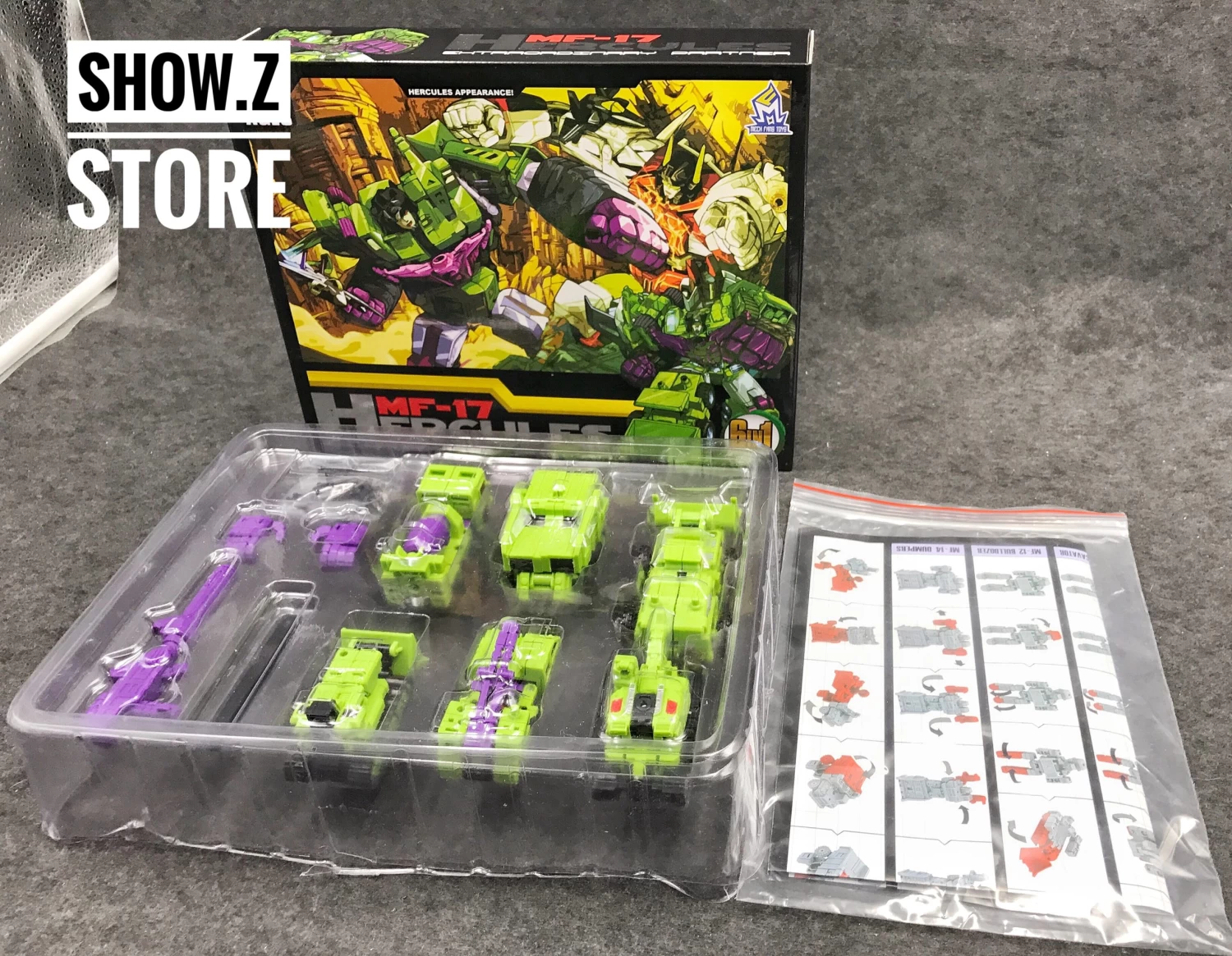 MechFansToys MF-17 Hercules - Green 10 MechFansToys MF-17 Hercules - Green - Image 8