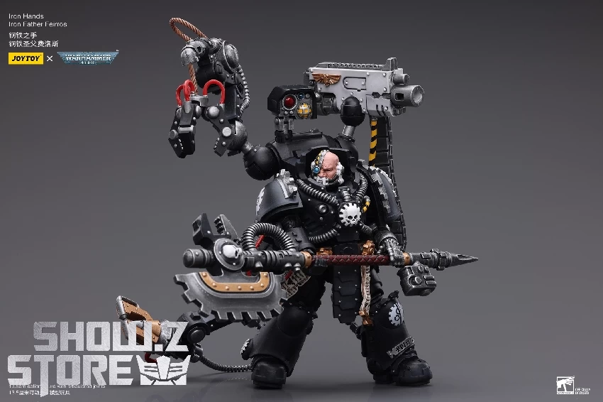 JoyToy Source 1/18 Warhammer 40K Iron Hands Lron Father Feirros 9 JoyToy Source 1/18 Warhammer 40K Iron Hands Lron Father Feirros - Image 7