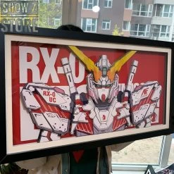 ChenFu Studio RX-0 Unicorn Gundam 3D Wall Art Decoration Picture -Action Figure Shop 3d408418fd