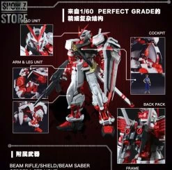 Daban DB 1/60 PG MBF-P02 MBFP02 Gundam Astray Red Frame -Action Figure Shop 3f310ca9bb