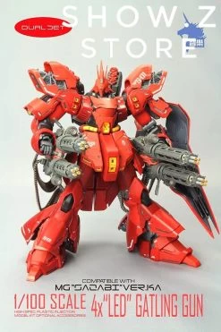 Zhile ZL MG 1/100 4X Sazabi MSN-04 Gatling Gun Add On Kit W/ LED -Action Figure Shop 40dec9dada