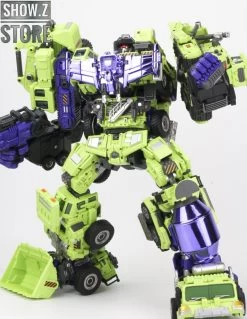 Generation Toy GT-99 Gravity Builder Devastator Metallic Painted Limited Version W/ Upgrade Kit -Action Figure Shop 4867f8161d