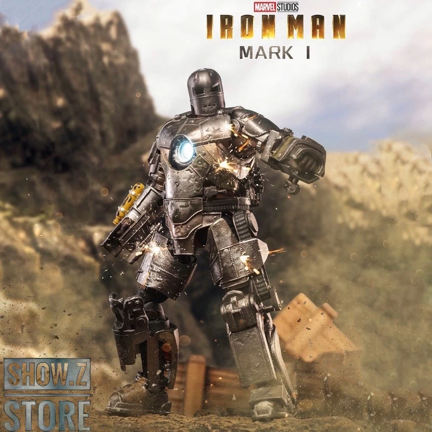 ZT Toys Marvel Licensed 1/10 Iron Man Mark 1 W/ LED 3 ZT Toys Marvel Licensed 1/10 Iron Man Mark 1 W/ LED