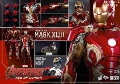 Hot Toys HT 1/6 Iron Man Mark XLIII MK43 MMS278D09 Avengers: Age Of Ultron Collectible Figure -Action Figure Shop 4d3134c8a1