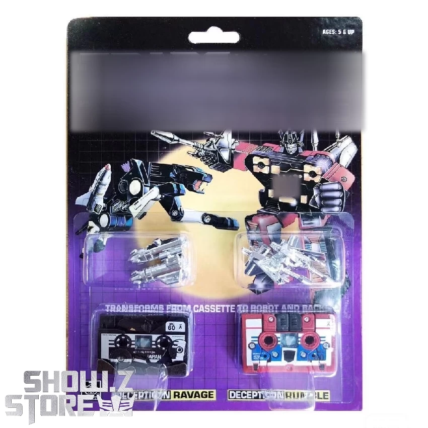 4th Party Transformers G1 Mini-Cassettes: Ravage & Rumble 3 4th Party Transformers G1 Mini-Cassettes: Ravage & Rumble