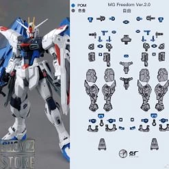 Point Factory Studio Metal Parts For Bandai MG ZGMF-X10A Freedom Gundam Ver. 2.0 -Action Figure Shop 543897c9ac