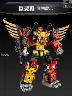 WeiJiang Wei Jiang WJ Complete Set Of 5 Sky Soarer Rampage Oversized Combination Mode POTP Feral Rex Predaking -Action Figure Shop 56378d9559