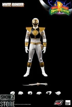 Threezero Studio 1/6 Mighty Morphin Power Rangers White Ranger -Action Figure Shop 583db53d5d