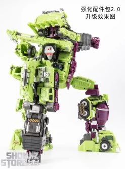 Jinbao Upgrade Kits For Devastator Gravity Builder Green Version -Action Figure Shop 58870efda5