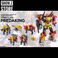 Hasbro POTP Titan Class Predaking Feral Rex Set Of 5 Figures