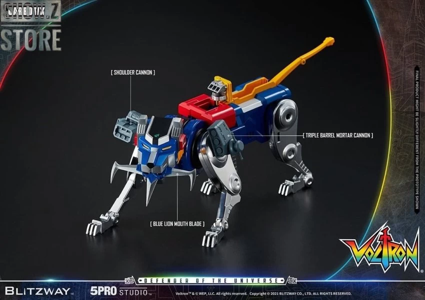 Blitzway X 5PRO Studio Voltron Beast King Golion 14 Blitzway X 5PRO Studio Voltron Beast King Golion - Image 12
