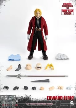 ThreeZero Toys 1/6 Fullmetal Alchemist: Brotherhood Edward & Alphonse Elric Twin-Pack -Action Figure Shop 6a3c551e40