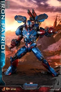 Hot Toys HotToys HT MMS547D34 1/6 Avengers: Endgame Iron Patriot Iron Man Collectible Figure -Action Figure Shop 6d6127e91c