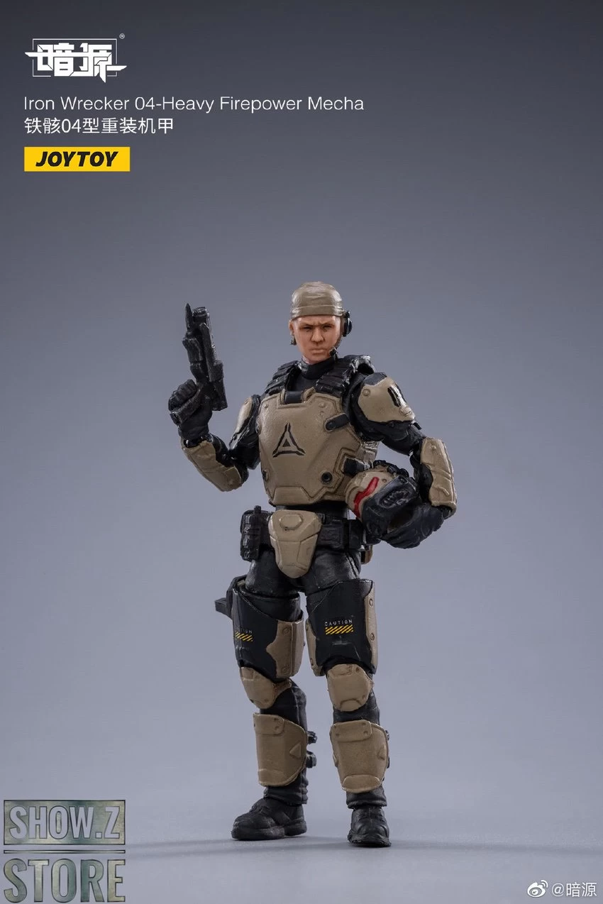 JoyToy Source 1/24 Iron Wrecker 04 Heavy Firepower Mecha W/ Pilot 11 JoyToy Source 1/24 Iron Wrecker 04 Heavy Firepower Mecha W/ Pilot - Image 9
