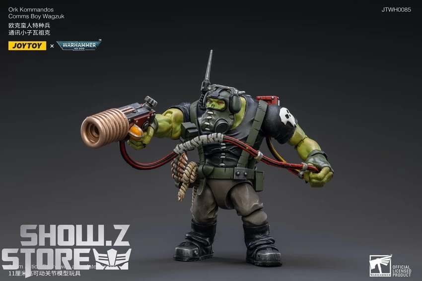 JoyToy Source 1/18 Warhammer 40K Ork Kommandos Comms Boy Wagzuk 6 JoyToy Source 1/18 Warhammer 40K Ork Kommandos Comms Boy Wagzuk - Image 4