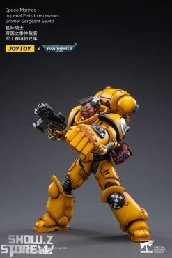 JoyToy Source 1/18 Warhammer 40K Imperial Fists Intercessors Brother Sergeant Sevito -Action Figure Shop 737b73fa1d