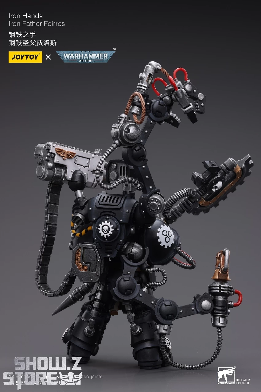 JoyToy Source 1/18 Warhammer 40K Iron Hands Lron Father Feirros 6 JoyToy Source 1/18 Warhammer 40K Iron Hands Lron Father Feirros - Image 4