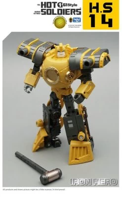 Mech Planet Hot Soldiers HS14 Iron Hero Bumblebee Hearts Of Steel -Action Figure Shop 7534782917