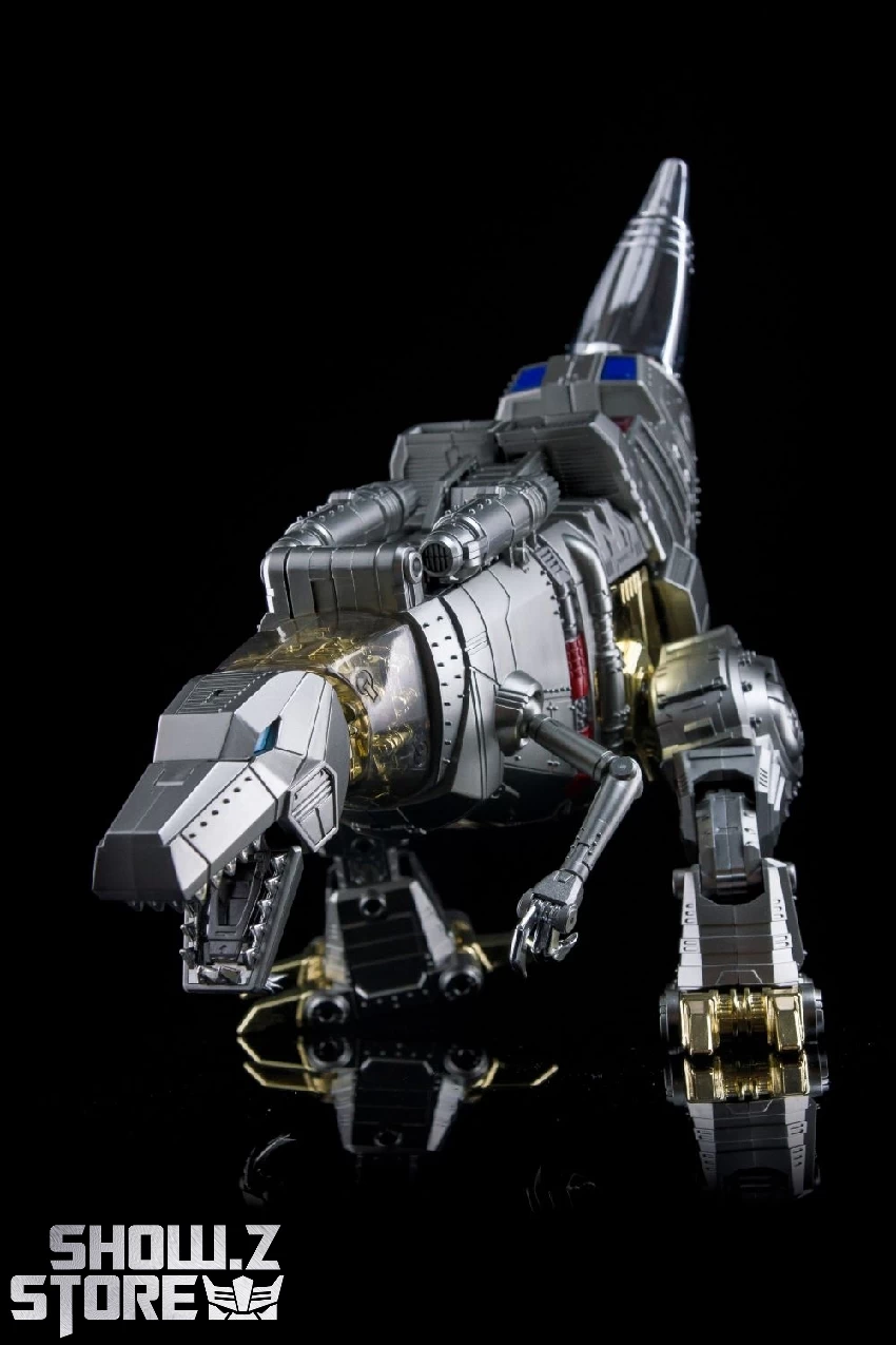 4th Party MP-08 King Grimlock Reximus Prime Oversized Stainless Steel Color Version 11 4th Party MP-08 King Grimlock Reximus Prime Oversized Stainless Steel Color Version - Image 9