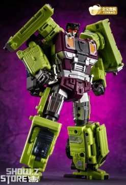 Jinbao DF03 Builder.D Devastator Green Version Set Of 6 Oversized Version -Action Figure Shop 792d6dc8d4