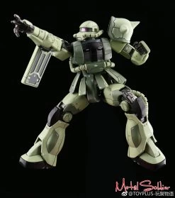 Metal Soldier 1/100 MS01 ZAKUII MS-01 MS-06 ZAKU2 Green Chogokin Metal Build -Action Figure Shop 7edc33c2a4