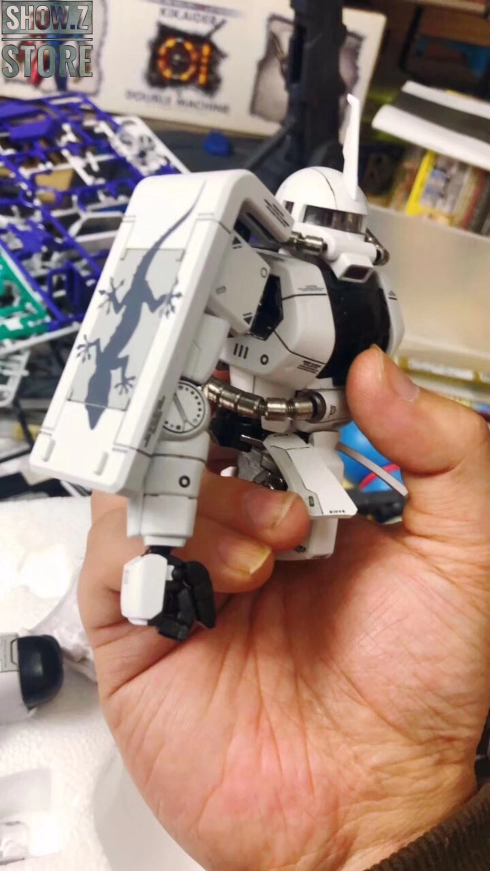 Metal Soldier MS 1/100 MS-06J MS06J Zaku II White Ogre Gundam Mobile Suit 8 Metal Soldier MS 1/100 MS-06J MS06J Zaku II White Ogre Gundam Mobile Suit - Image 6