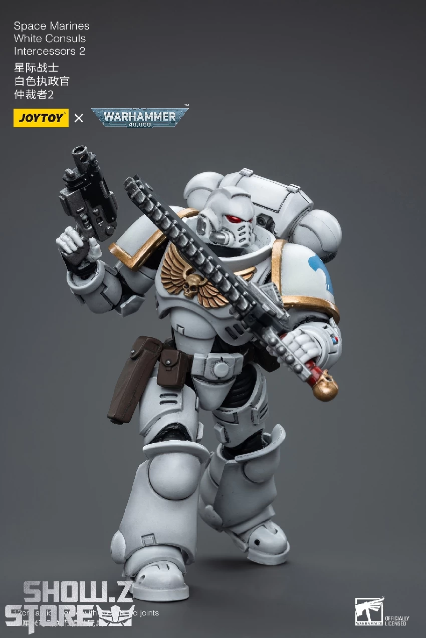 JoyToy Source 1/18 Warhammer 40K Space Marines White Consuls Intercessors 2 7 JoyToy Source 1/18 Warhammer 40K Space Marines White Consuls Intercessors 2 - Image 5