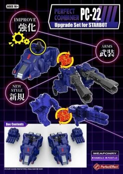 Perfect Effect PC-22 Perfect Combiner Upgrade Kit For POTP Starscream -Action Figure Shop 87939d710d