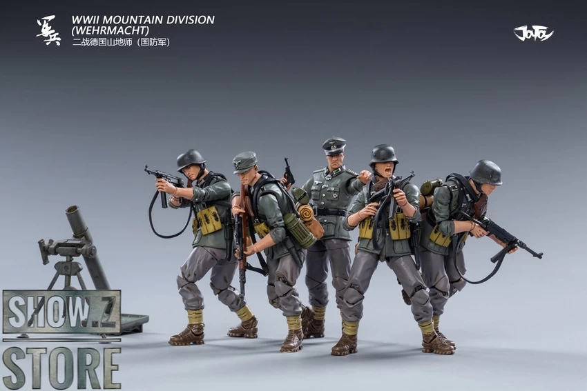 JoyToy Source 1/18 WWII German Wehrmacht Mountain Division Unit Set Of 5 9 JoyToy Source 1/18 WWII German Wehrmacht Mountain Division Unit Set Of 5 - Image 7