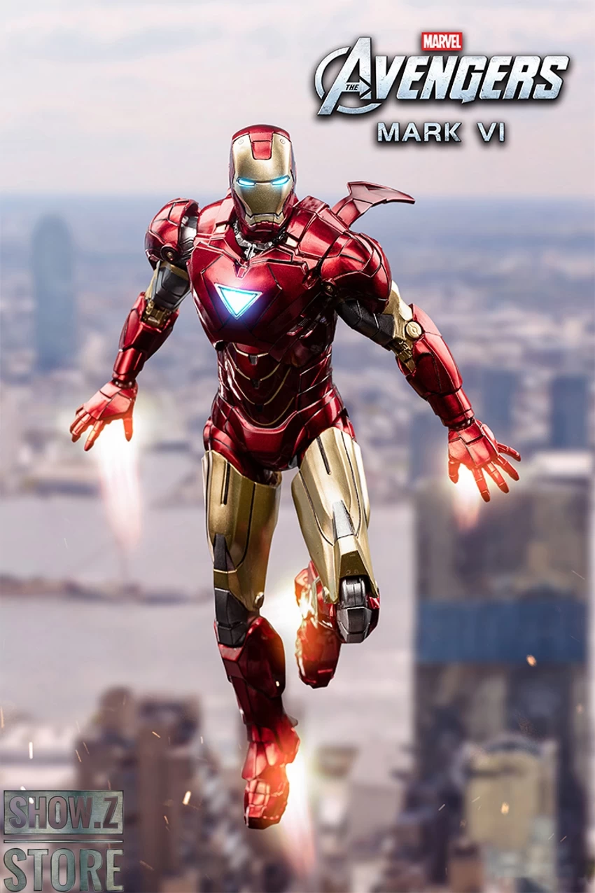 ZT Toys Marvel Licensed 1/10 Iron Man Mark 6 W/ LED 6 ZT Toys Marvel Licensed 1/10 Iron Man Mark 6 W/ LED - Image 4