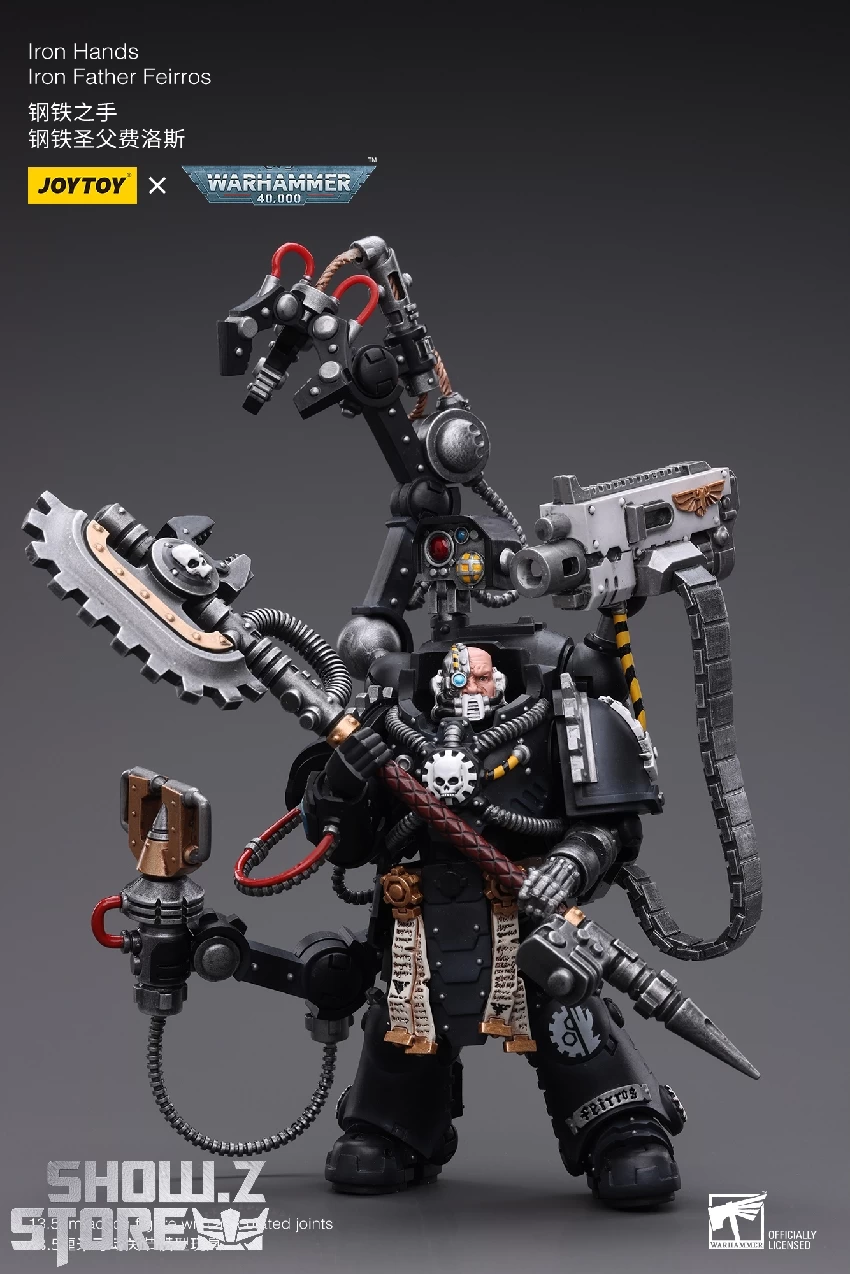 JoyToy Source 1/18 Warhammer 40K Iron Hands Lron Father Feirros 4 JoyToy Source 1/18 Warhammer 40K Iron Hands Lron Father Feirros - Image 2