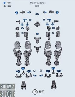 Point Factory Studio PFS02-3 Metal Parts For Bandai MG ZGMF-X13A Providence Gundam -Action Figure Shop 91e7aaab6a