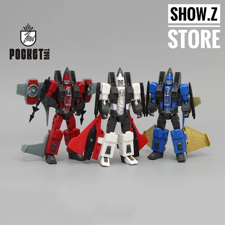 Pocket Toys PT04 PT05 PT06 Thrust Dirge Ramjet Coneheads Set Of 3 3 Pocket Toys PT04 PT05 PT06 Thrust Dirge Ramjet Coneheads Set Of 3