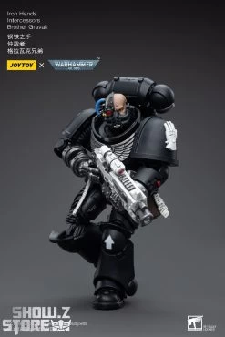 JoyToy Source 1/18 Warhammer 40K Iron Hands Intercessors Brother Gravak -Action Figure Shop 9449ed7a42